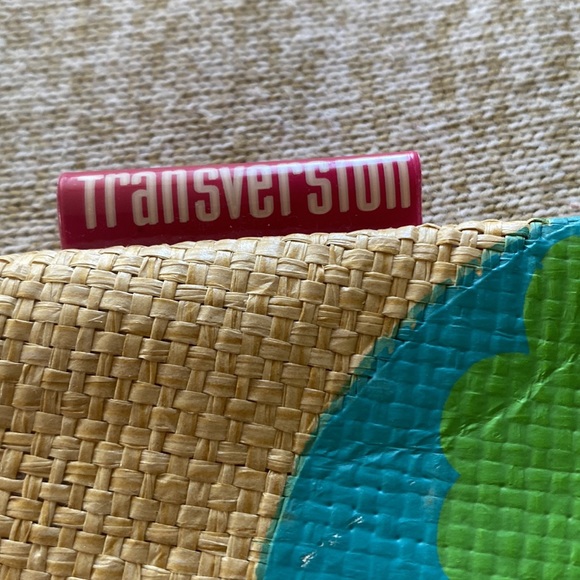 Multicolored sparkly RAFFIA shoulder bag. - Picture 4 of 5